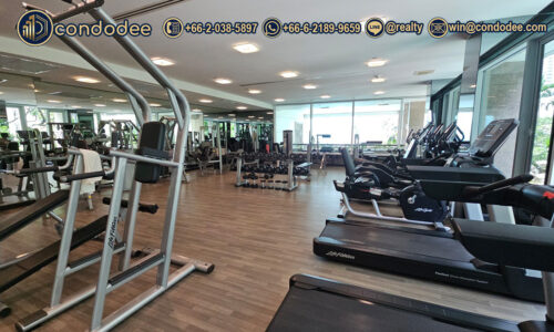 fitness in The Park Chidlom luxury condo for sale in Bangkok near BTS | คอนโดหรู เดอะ พาร์ค ชิดลม ขาย ใกล้ BTS กรุงเทพ