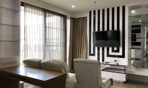 2-bedroom condo for rent near Ratchathewi BTS - mid-floor - Pyne by Sansiri