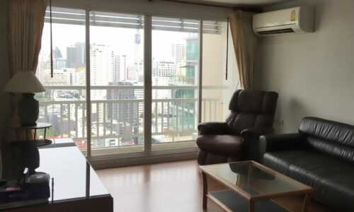 High-floor condo in Asoke for sale - corner unit - 2-bedroom - Grand Park View