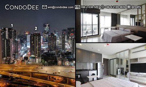 This affordable Bangkok condo in Rama 9 is available now for sale in Rhythm Asoke 1 condominium