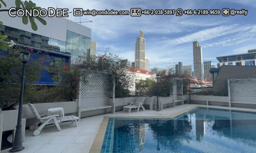 Ruamjai Heights condo for sale on Sukhumvit 15 in Bangkok near NIST School was built in 1992.