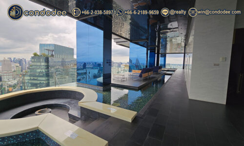 Marque Sukhumvit luxury condo exterior in Phrom Phong Bangkok | มาร์ค สุขุมวิท คอนโดหรู พร้อมพงษ์