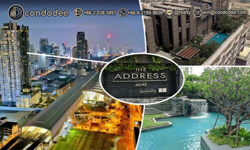 The Address Asoke condo near Makkasan ARL and MRT Phetchaburi – luxury high-rise with rooftop pool and garden | คอนโด ดิ แอดเดรส อโศก ใกล้แอร์พอร์ตลิงก์ มักกะสัน และ MRT เพชรบุรี
