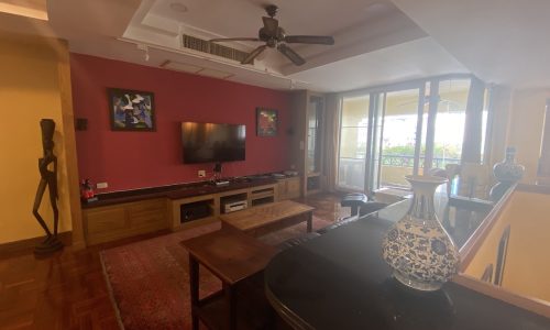 This renovated duplex near BTS Nana is available now in Siam Penthouse condominium in Bangkok CBD
