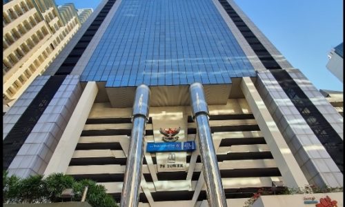Office for sale in Asoke - high floor - 382 sqm - P.S.Tower Office building