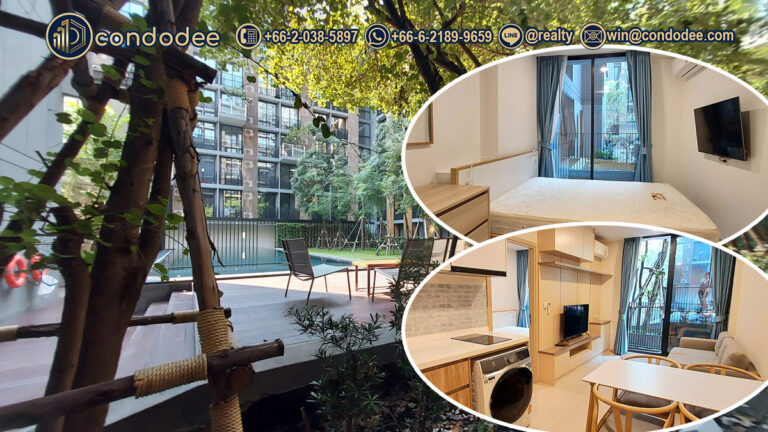 Garden pool access condo for sale Noble Ambience Sukhumvit 42 Ekkamai | คอนโดมีสวนและสระว่ายน้ำ โนเบิล แอมเบียนซ์ สุขุมวิท 42 เอกมัย