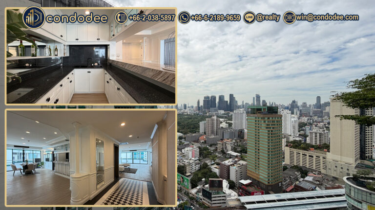 Las Colinas Asoke 240sqm renovated 3-bedroom condo | คอนโด Las Colinas อโศก 3 ห้องนอน 240 ตรม. รีโนเวทใหม่