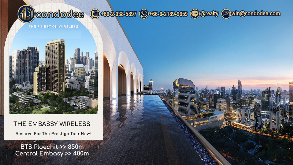 Luxury condo for sale Bangkok on Wireless Road freehold | คอนโดหรูขาย วิทยุ ฟรีโฮลด์