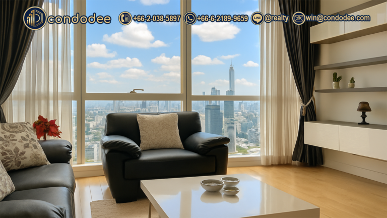 High-floor 2-bedroom condo Millennium Residence Bangkok for sale with tenant | คอนโด 2 ห้องนอน ชั้นสูง ขายพร้อมผู้เช่า กรุงเทพฯ