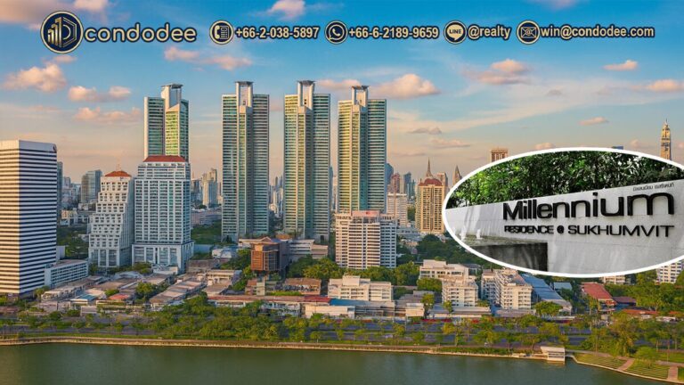 Millennium Residence condo Sukhumvit 20 luxury high-rise Bangkok | คอนโดมิเนียม มิลเลนเนียม เรสซิเดนซ์ สุขุมวิท 20 คอนโดหรูใจกลางกรุงเทพฯ