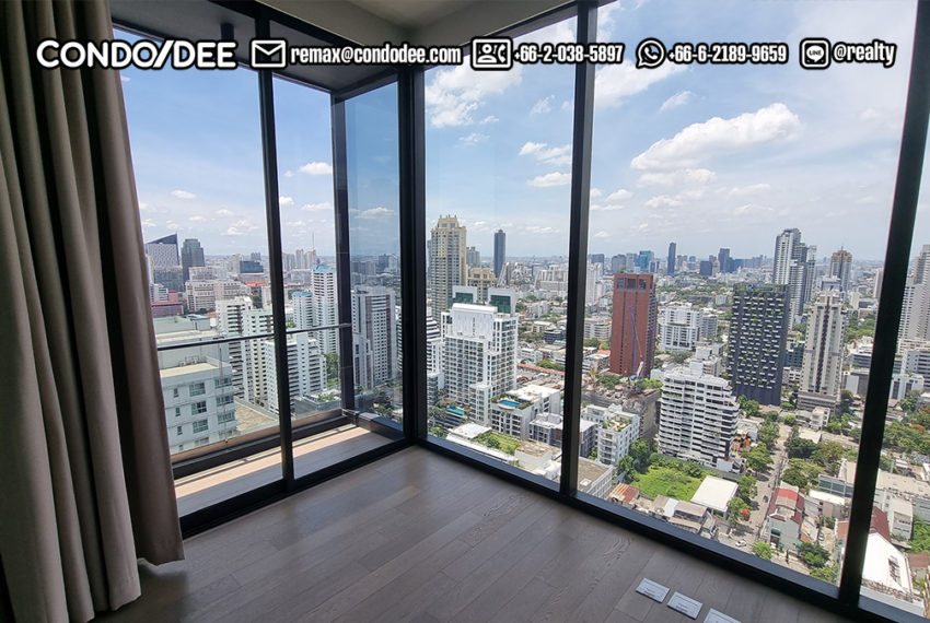 new luxury penthouse sale Bangkok Center bedroom view