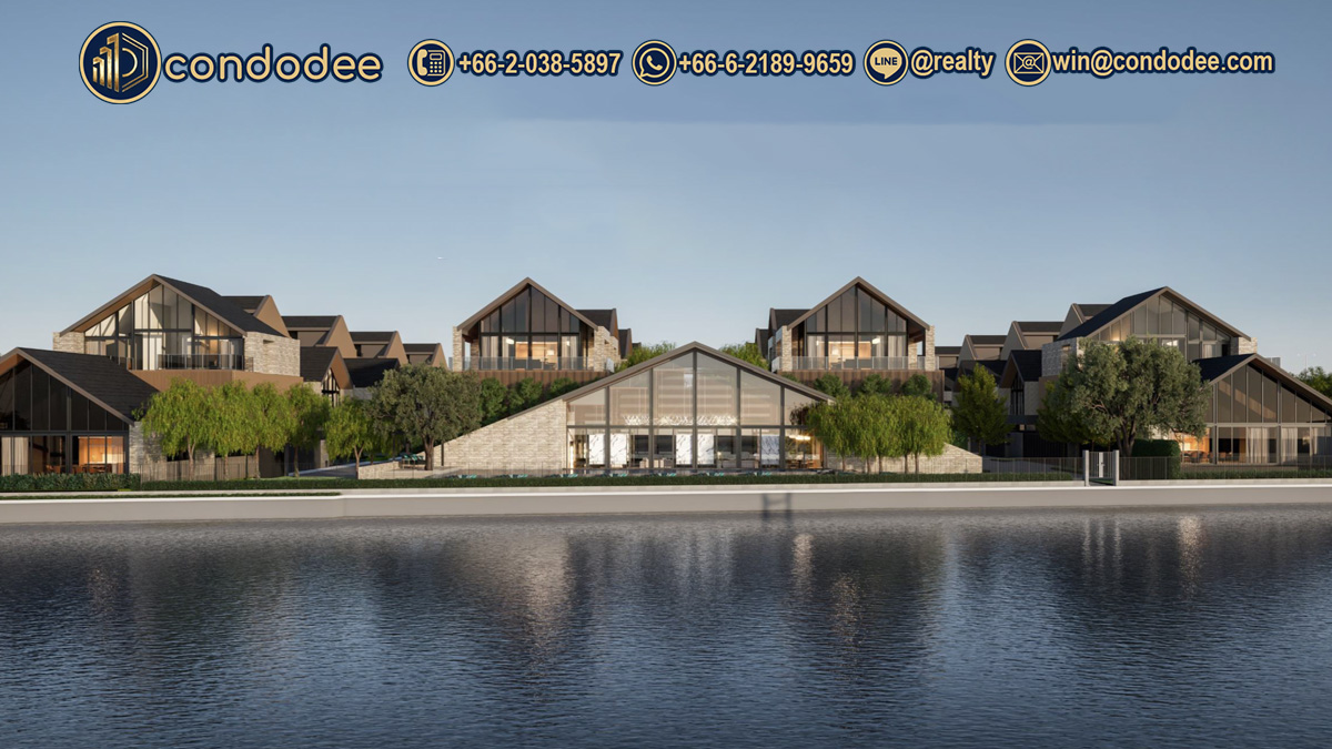 Luxury house for sale Chao Phraya riverfront at Noble AQUA | บ้านหรูริมแม่น้ำเจ้าพระยาที่ Noble AQUA