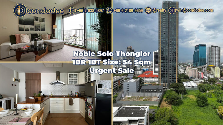Noble Solo Thonglor condo for sale | คอนโด โนเบิล โซโล ทองหล่อ ขาย