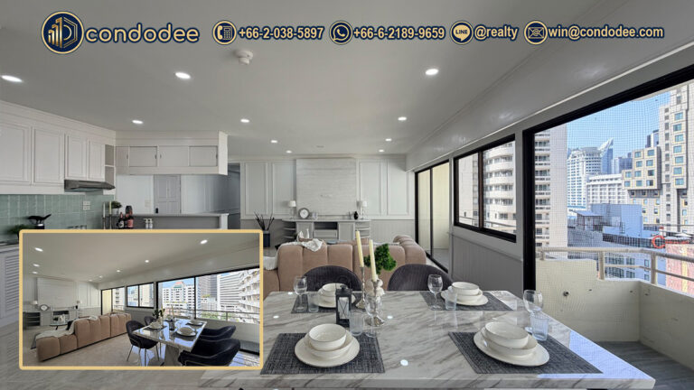 Renovated 2BR Saranjai Mansion near BTS Nana | คอนโดรีโนเวทใหม่ 2 ห้องนอน ศรัญใจ แมนชั่น ใกล้ BTS นานา