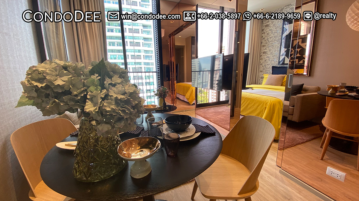 This small luxury condo in Prompong is a new unit available now in Noble State 39 condominium on Sukhumvit 39