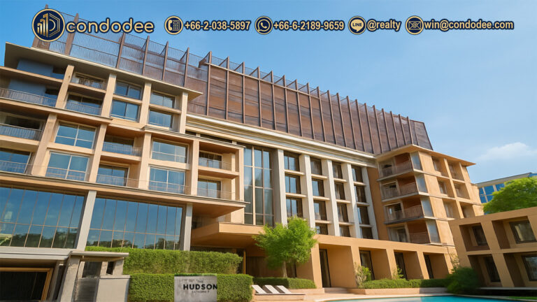 The Hudson Sathorn 7 luxury condo building with pool in Bangkok CBD | คอนโดหรู เดอะ ฮัดสัน สาทร 7 พร้อมสระว่ายน้ำในกรุงเทพ