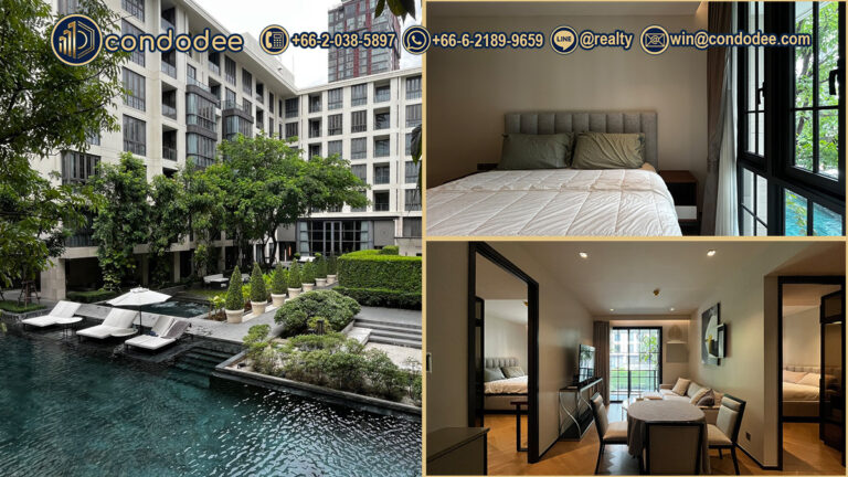 The Reserve Sukhumvit 61 2-Bed Condo with Pool View | คอนโด เดอะ รีเซิร์ฟ สุขุมวิท 61 วิวสระ