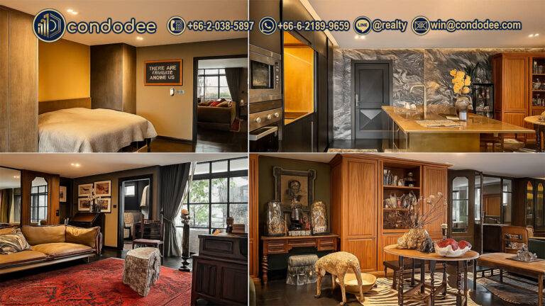 Unique luxury living room of a 250 sqm 3-bed condo for sale at T.P.J. Condo | ห้องนั่งเล่นหรูหราของคอนโด 3 ห้องนอน 250 ตร.ม. ที่ที.พี.เจ. คอนโด