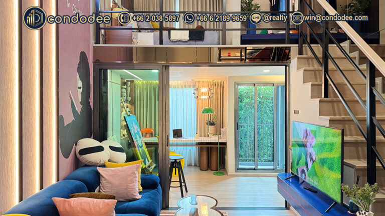 Vertiplex high ceiling condo Sukhumvit Rama 4 | คอนโดเพดานสูง พระราม 4