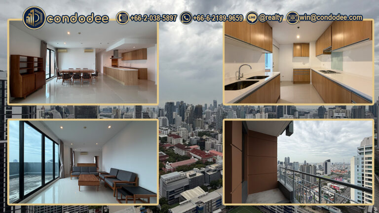 312.8 sqm Villa Asoke penthouse with 5 bedrooms and 3 fixed parking near MRT Phetchaburi | เพนต์เฮ้าส์ วิลล่าอโศก 5 ห้องนอน ใกล้ MRT เพชรบุรี